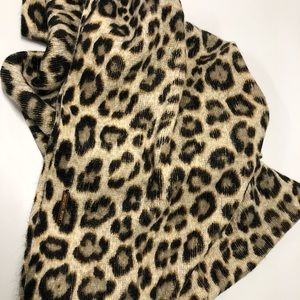 MK Leopard Print Infinity Scarf